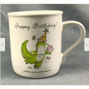 Roller Skating Let Good Times Roll Happy Birthday Coffee Mug Vintage Hallmark